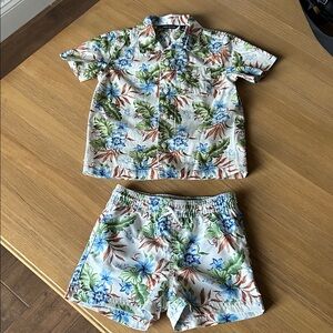 Janie and Jack Tropical Floral Set